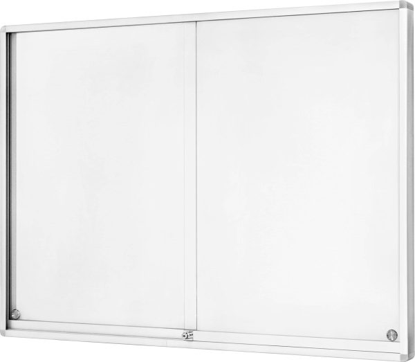 magnetoplan Gablota Klassik Zastosowanie do formatu papieru: 30 x DIN A4 wewnątrz 1218093 Aluminium, anodowane biały 1 s