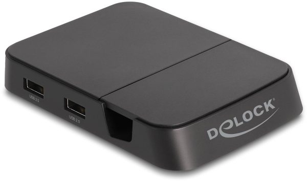 Stacja dokująca Delock 88018 USB-C®, USB 2.0, HDMI czarny Pasuje do: Smartphones mit USB-C Anschluss