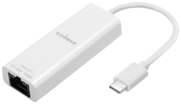 Adapter sieciowy EDIMAX EU-4306C 10 / 100 / 1000 MBit/s USB-C®, RJ45