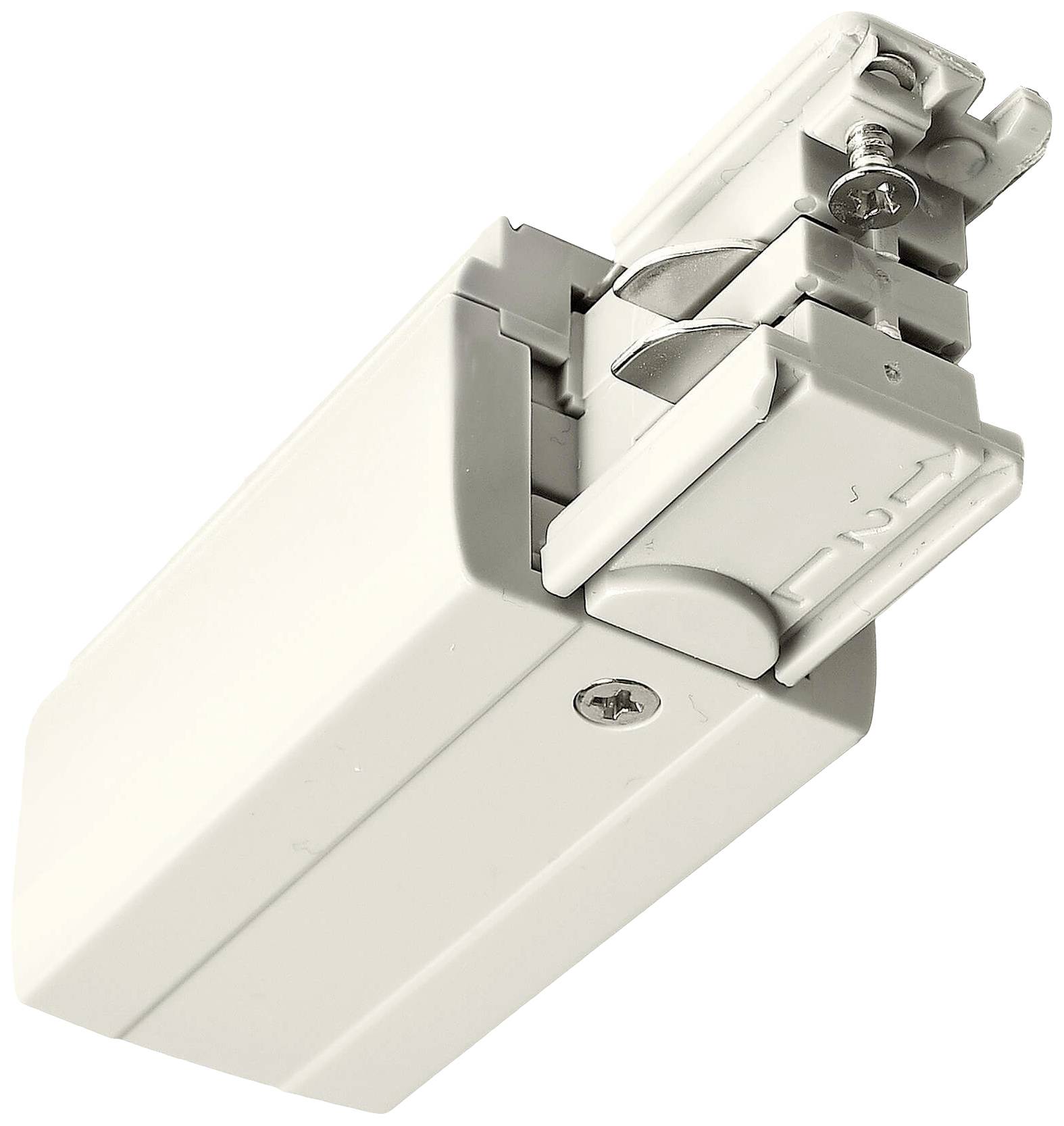 Deko Light 710009 D Line elektrischer Einspeiser links Element systemu szynowego wysokonapięciowego Szyna prądowa 3-fazo - obrazek 1