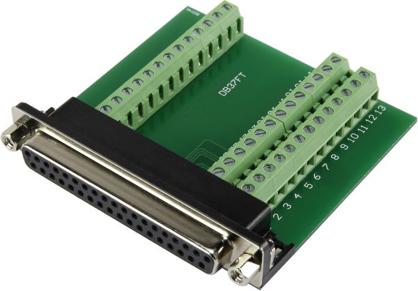 TRU COMPONENTS 1229328 Złącze żeńskie D-Sub DSUB37F-39TB-3, rzędy: 2, styki: 37, 90 °, 1 szt.