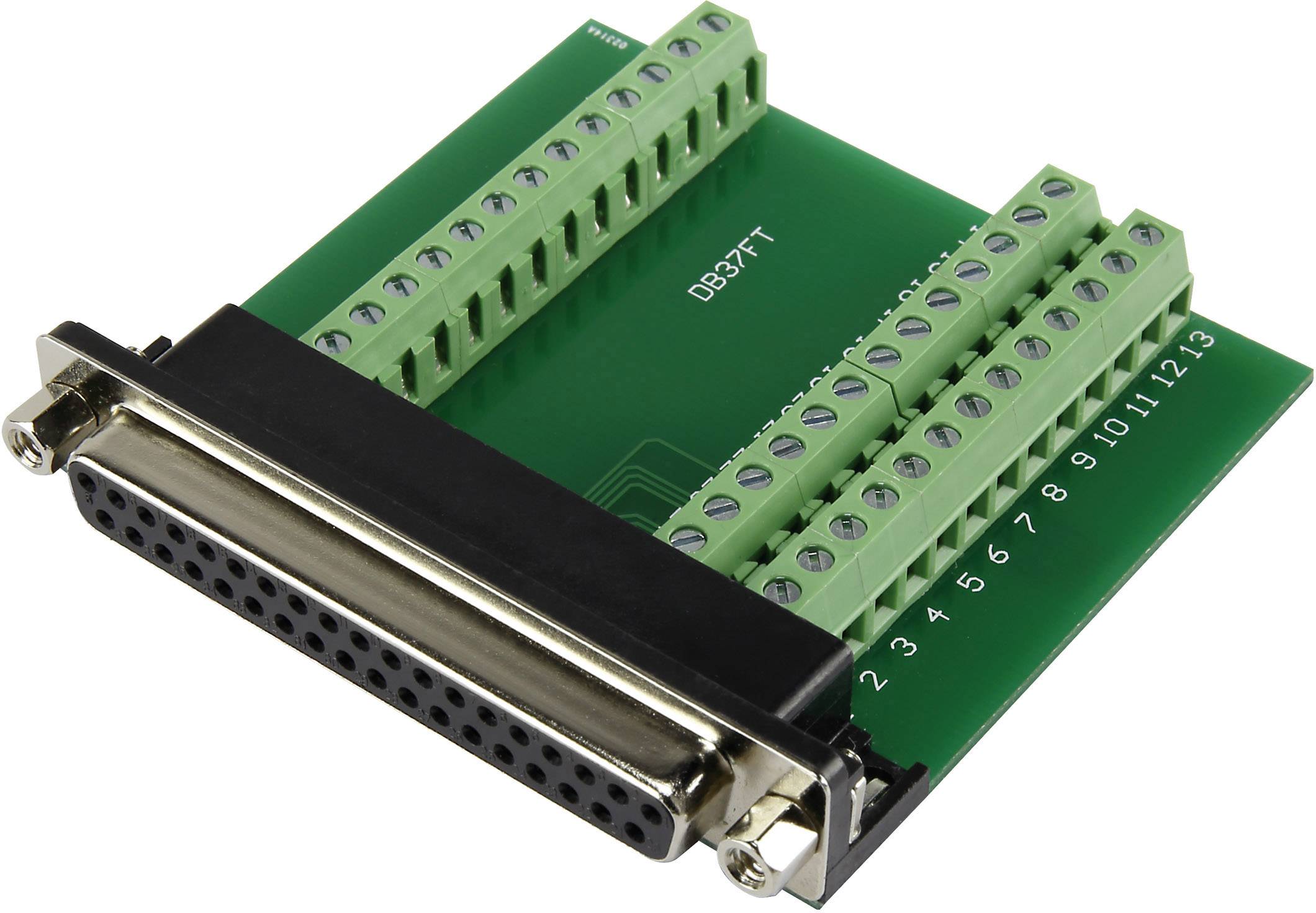 TRU COMPONENTS 1229328 Złącze żeńskie D-Sub DSUB37F-39TB-3, rzędy: 2, styki: 37, 90 °, 1 szt. - obrazek 1