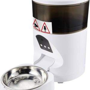 Automatyczny podajnik MFK-220608 4 l Pies, Kot biały Kontrola aplikacji, Kamera dla zwierząt, Wideo w czasie rzeczywisty