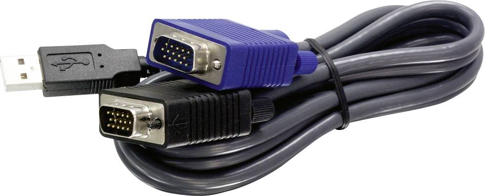 adapter KVM TrendNet TK-CU15 TK-CU15 VGA, USB, 4.5 m - obrazek 1