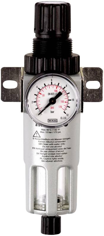Metabo Regulatory z filtrem FR-200 1/2″ Metabo 80901063885 N/A Ilość przepływu (maks.) 14 bar