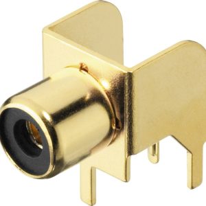 Złącze żeńskie do zabudowy cinch Monacor T-709G 0341750, 1 szt. Złącze żeńskie do zabudowy cinch Monacor T-709G 0341750, 1 szt.