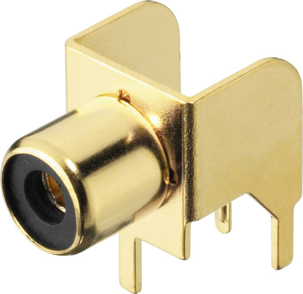 Złącze żeńskie do zabudowy cinch Monacor T-709G 0341750, 1 szt. - obrazek 1