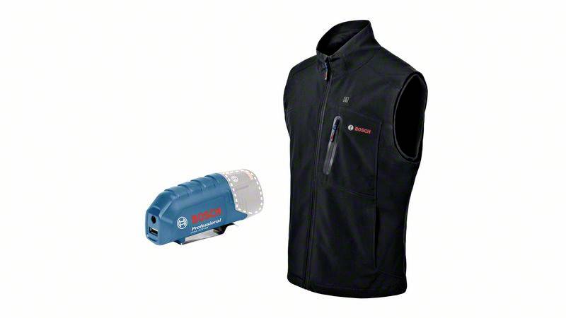 Bosch Professional 06188000EB GHV 12+18V XA Kamizelka ogrzewana Rozmiar ubrania: M czarny - obrazek 1