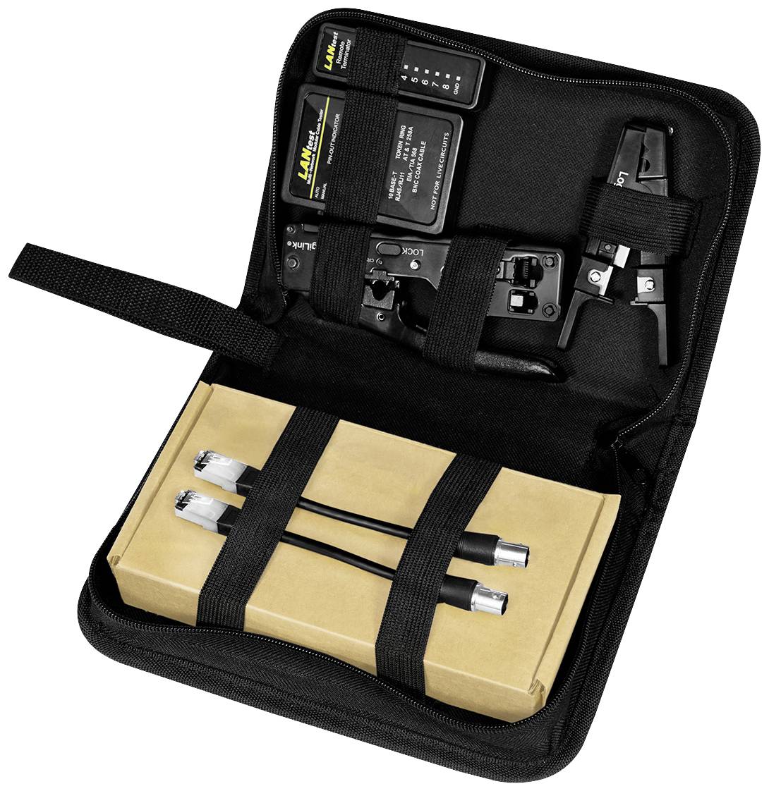 LogiLink WZ0070 Zestaw narzędzi sieciowych - obrazek 1