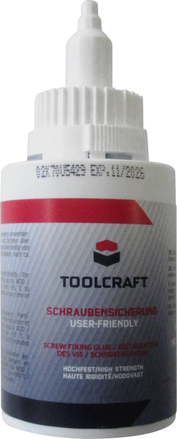 Blokada śrubowa o wysokiej wytrzymałości TOOLCRAFT TO-8192499, 50 ml
