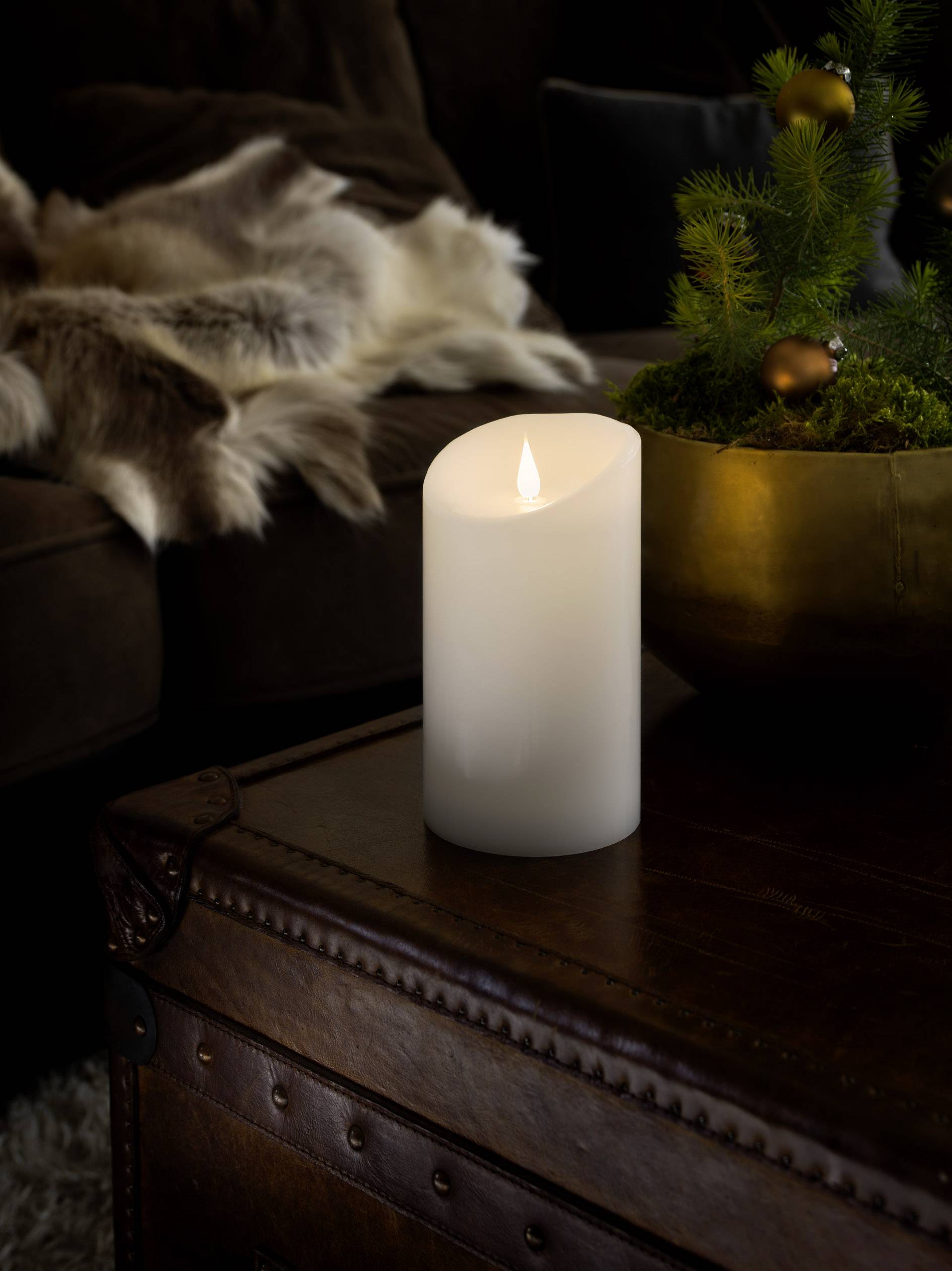 Konstsmide 1842-100 Świeca LED biały ciepła biel (Ø x W) 100 mm x 180 mm - obrazek 1