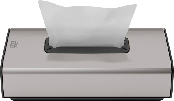 TORK 460013 Dozownik do chusteczek kosmetycznych tworzywo sztuczne, metal Kolor producenta stali szlachetnej 1 szt.