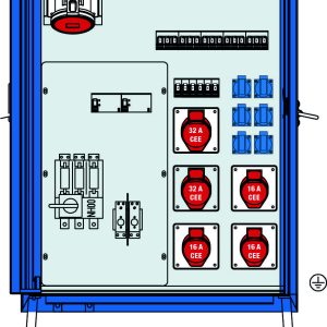 Rozdzielacz prądowy AS Schwabe V-E 1 55 kVA 61841, 1 szt. Rozdzielacz prądowy AS Schwabe V-E 1 55 kVA 61841, 1 szt.