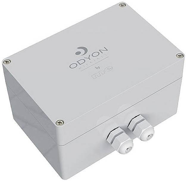m-e modern-electronics Odyon pro WE20/230 Radiowy odbiornik/nadajnik ścienny 2- kanałowy Zasięg maksymalny 4 km - obrazek 1