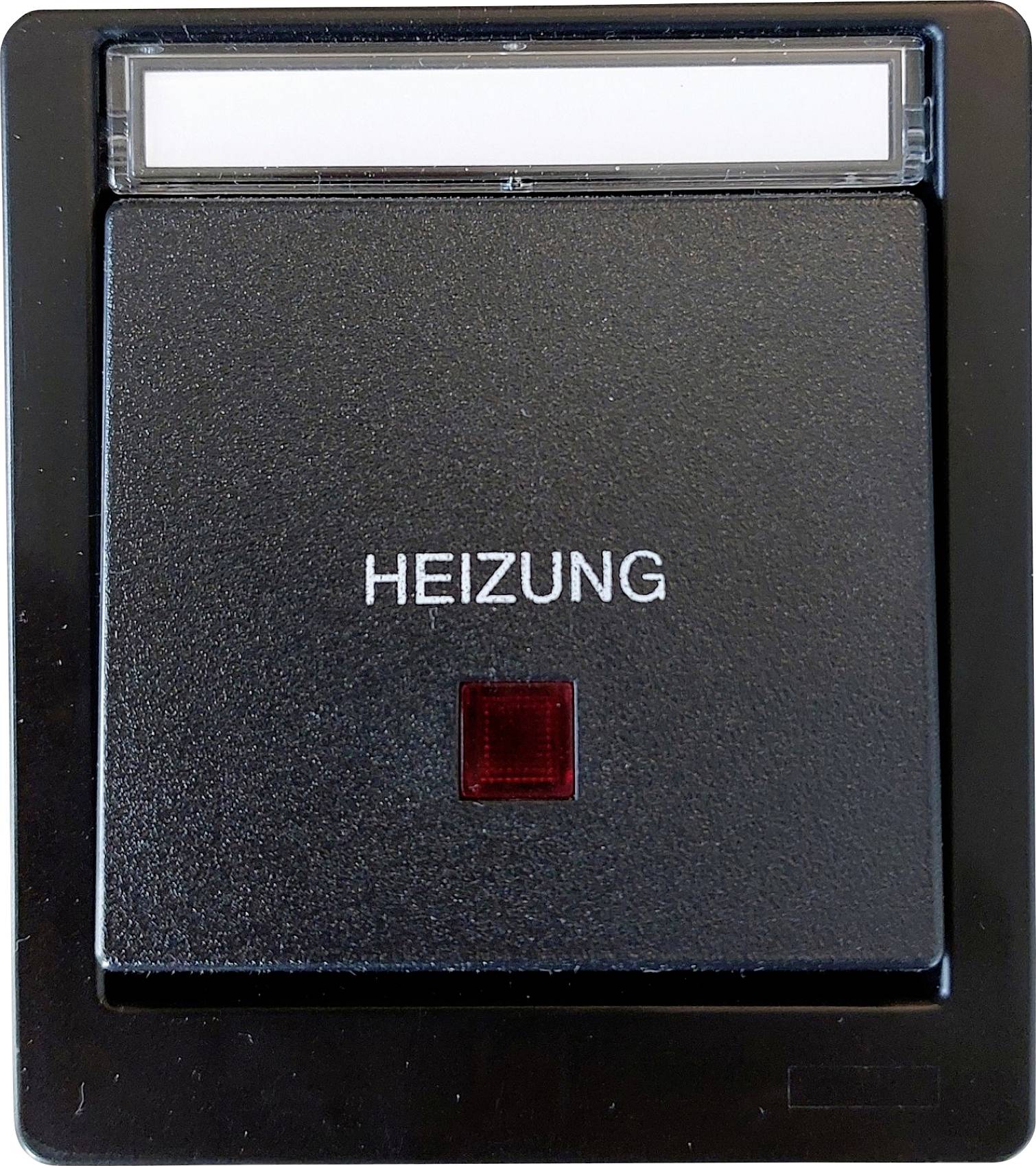 N & L 27614 Przełącznik ogrzewania awaryjnego Komplet Natynkowo czarny 1 szt. - obrazek 1