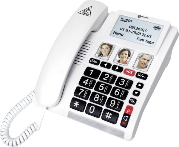 Telefon bezprzewodowy dla seniorów Geemarc CL9000