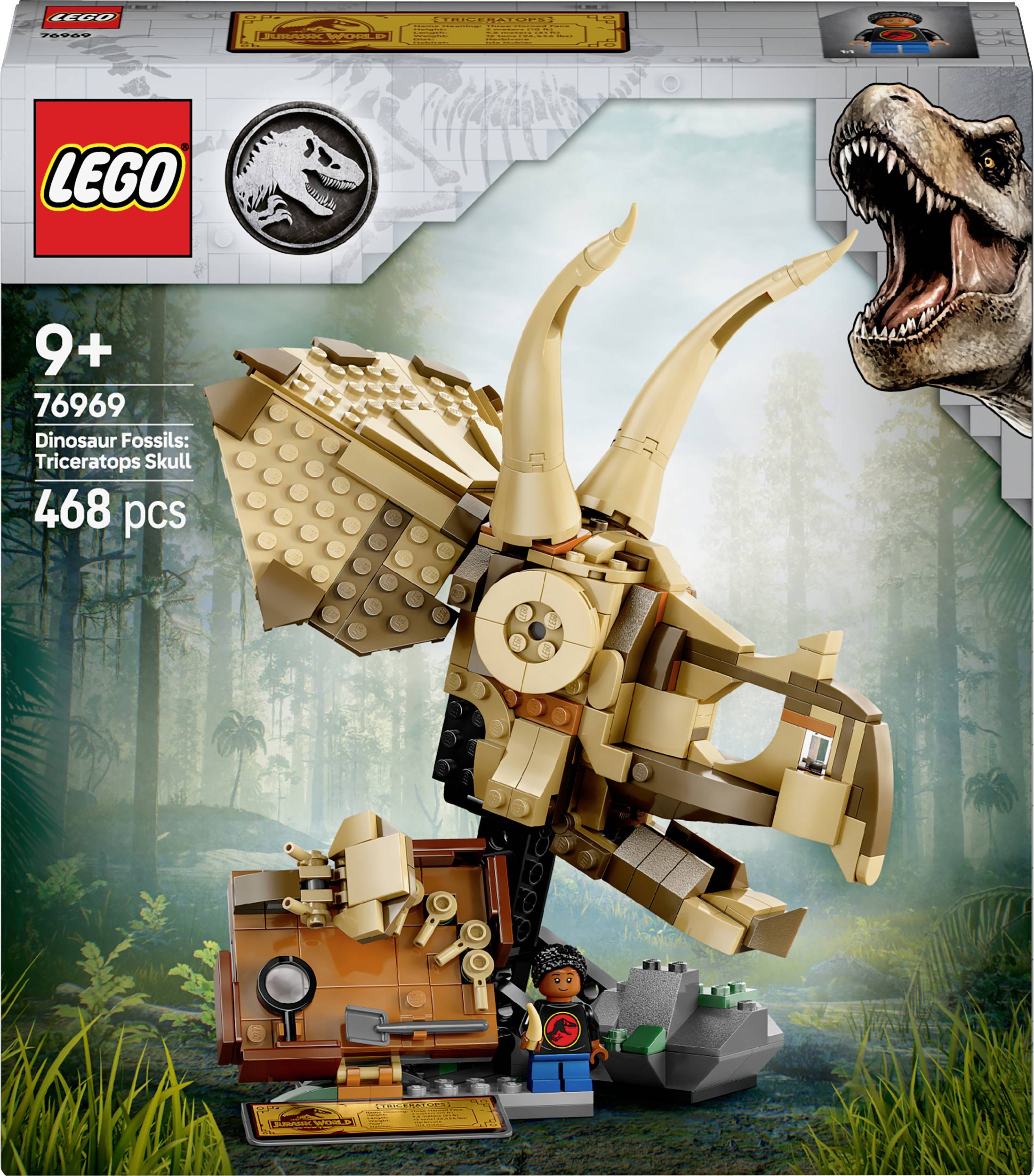 LEGO® JURASSIC WORLD™ LEGO Jurassic World LEGO - 76969 Jurassic World Dinosaurier-Fossilien Triceratops-Schädel 76969, 1 - obrazek 1