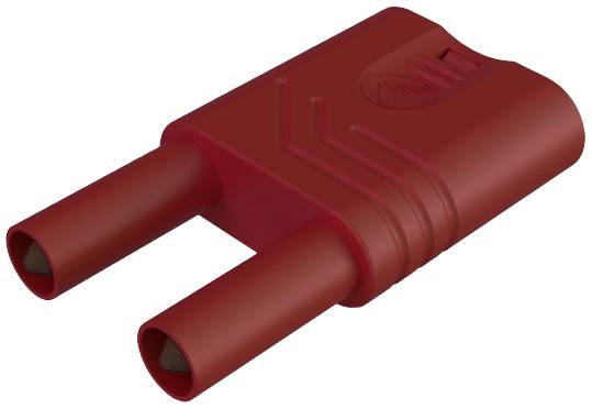 Złącze męskie zwierające, bezpieczne Hirschmann Test & Measurement KST S WS rt 932200101 Średnica pina: 4 mm czerwony 1