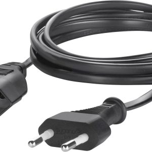 przedłużacz Sygonix Euro SY-5042686, gniazdka: 1, H03VVH2-F 2X 0,75 mm², 5.00 m