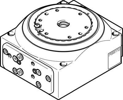 FESTO Stół obrotowy przestawny 548079 DHTG-65-8-A Materiał obudowy: kute aluminium 1 szt.