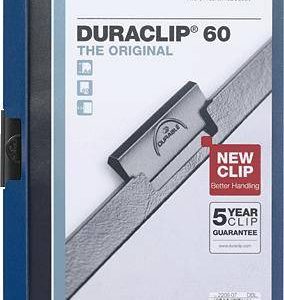 Durable Teczka z zaciskiem DURACLIP 60 – 2209 220907 DIN A4 granatowy Durable Teczka z zaciskiem DURACLIP 60 – 2209 220907 DIN A4 granatowy