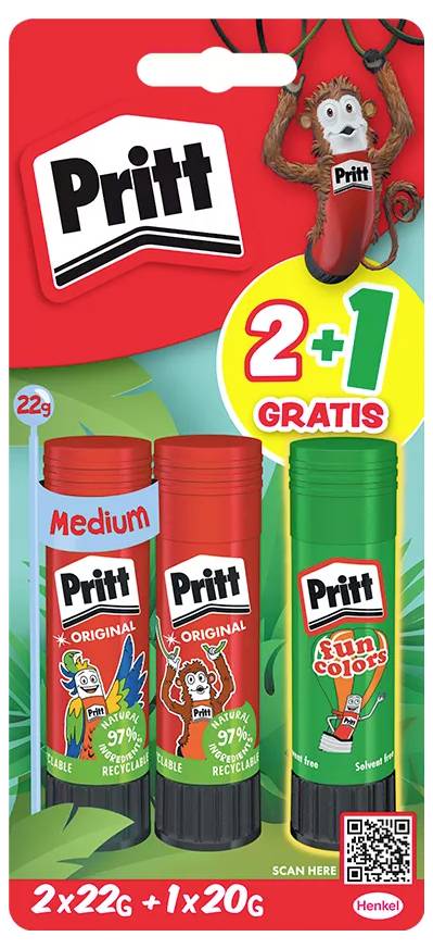 Klej w sztyfcie Pritt PBS2B, 64 g - obrazek 1