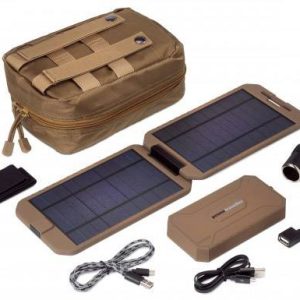 Powerbank solarny Power Traveller Powerbank Solar Extreme Tactical Maksymalny prąd ładowania 1000 mA 5 W 12000 mAh Powerbank solarny Power Traveller Powerbank Solar Extreme Tactical Maksymalny prąd ładowania 1000 mA 5 W 12000 mAh