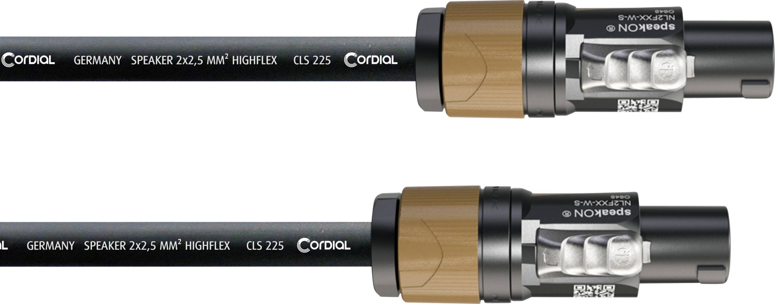 kabel SpeakON Cordial CPL 5 LL 2 CPL 5 LL 2, 2 x 2.5 mm², 5.00 m - obrazek 1