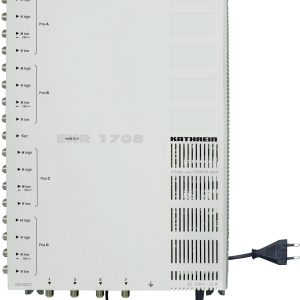 Kathrein EXR 1708 Multiprzełącznik SAT, kaskadowy Wejścia (multi-switch): 17 (16 sat/ 1 naziemne) Ilość uczestników: 8 Kathrein EXR 1708 Multiprzełącznik SAT, kaskadowy Wejścia (multi-switch): 17 (16 sat/ 1 naziemne) Ilość uczestników: 8
