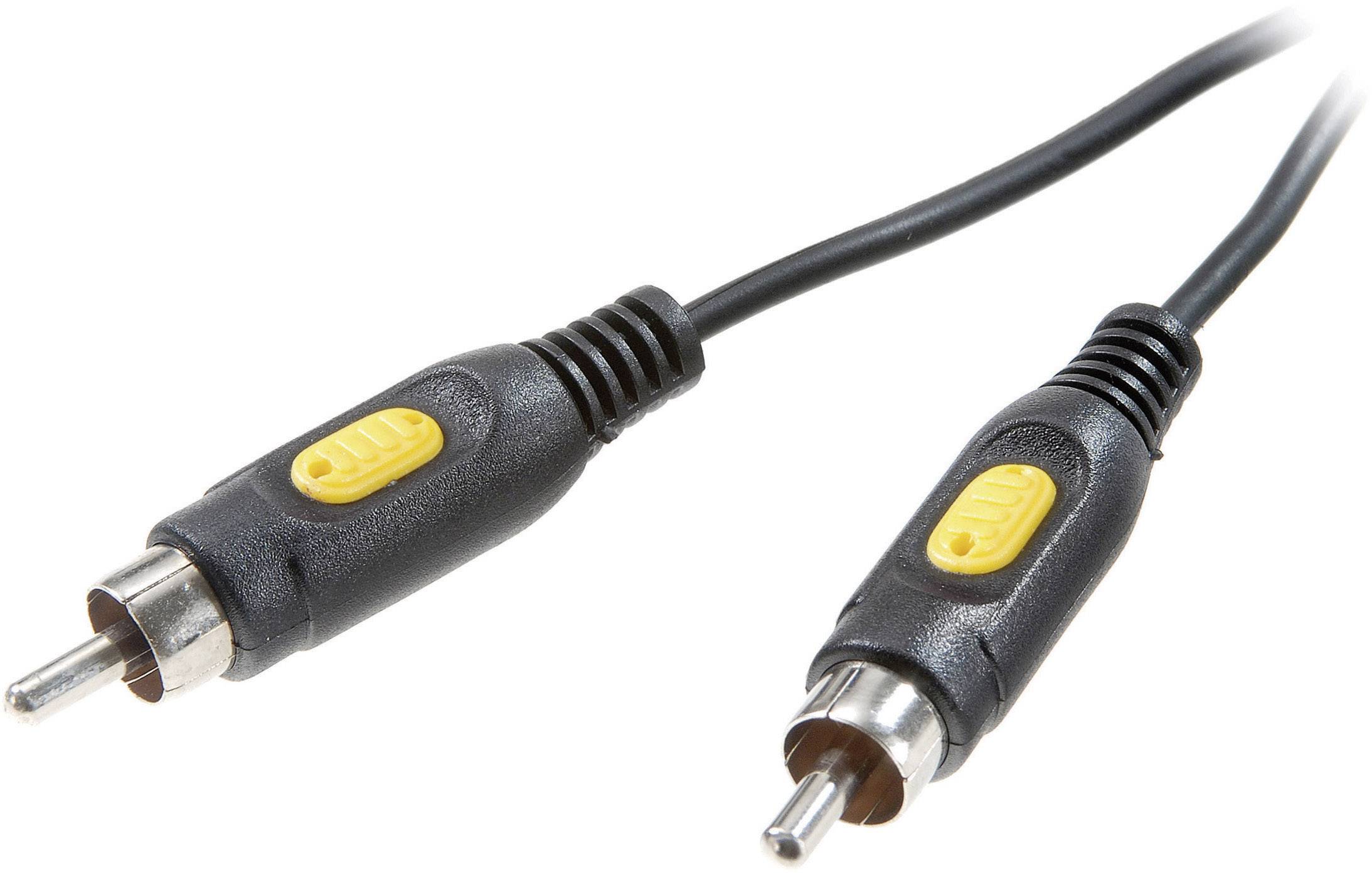 Video kabel SpeaKa Professional SP-7869856, RCA/Cinch kompozytowy, 5.00 m - obrazek 1