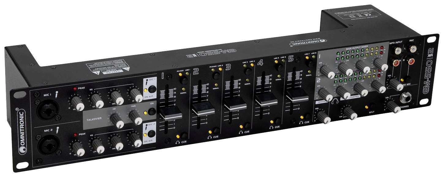 Omnitronic EM-550B MK2 Mikser DJ - obrazek 1