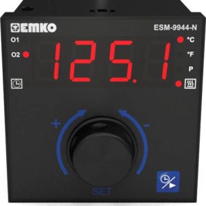 Termostat Emko ESM-9944-N Pt100, J, K, R, S -200 do 1700 °C Przekaźnik 7 A, Przekaźnik 5 A (D x S x W) 96 x 96 x 96 mm Termostat Emko ESM-9944-N Pt100, J, K, R, S -200 do 1700 °C Przekaźnik 7 A, Przekaźnik 5 A (D x S x W) 96 x 96 x 96 mm