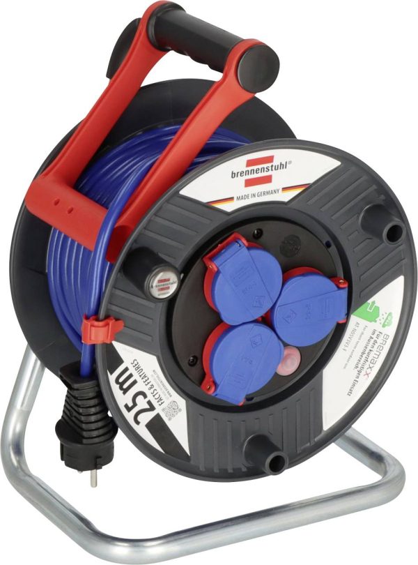 Przedłużacz Brennenstuhl 1219850, 25 m, 1000/3500 W, IP44, 3 gniazda z uziemieniem