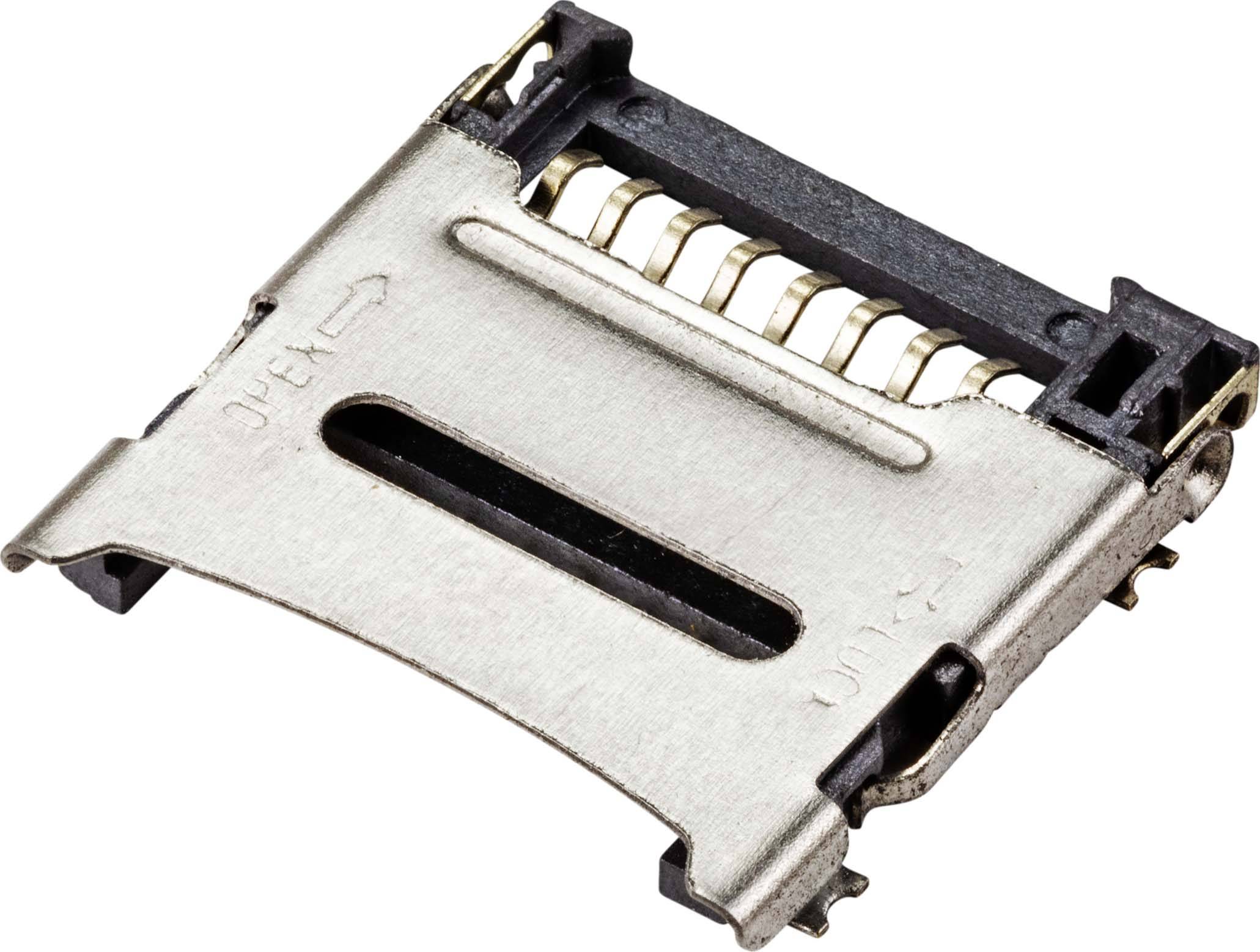 TRU COMPONENTS TC-9201932 microSD Gniazdo kart klapa 1 szt. - obrazek 1