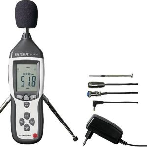 VOLTCRAFT Decybelomierz Kalibracja (ISO) SL-451 30 – 130 dB 31.5 Hz – 8 kHz USB VOLTCRAFT Decybelomierz Kalibracja (ISO) SL-451 30 – 130 dB 31.5 Hz – 8 kHz USB