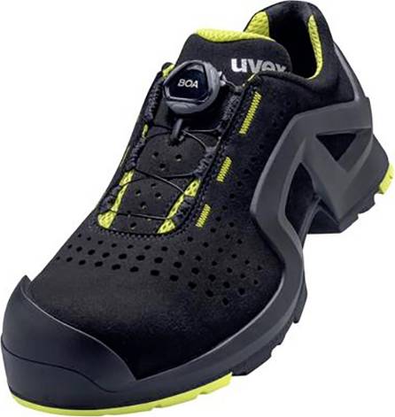 uvex 6568 6568242 Obuwie ochronne S1P Rozmiar buta (EU): 42 czarny/żółty 1 par(a)