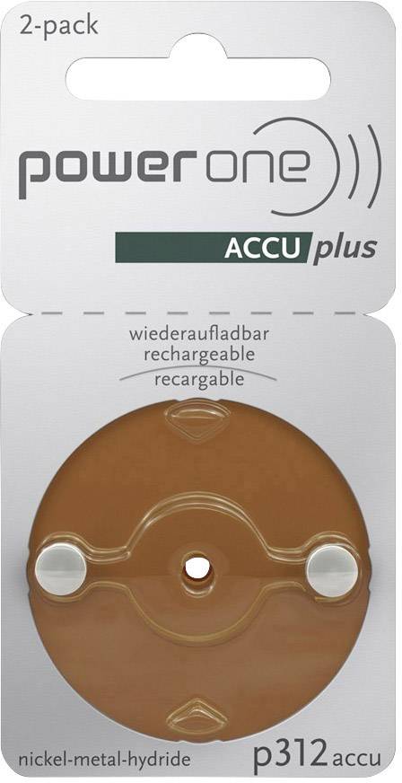 Akumulator do aparatu słuchowego Powerone P312 ZA 312 NiMH 23 mAh 1.2 V 2 szt. - obrazek 1
