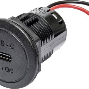 Gniazdo zasilania USB-C PD/QC 60 W bez diody LED ProCar 12 V, 24 V Gniazdo zasilania USB-C PD/QC 60 W bez diody LED ProCar 12 V, 24 V