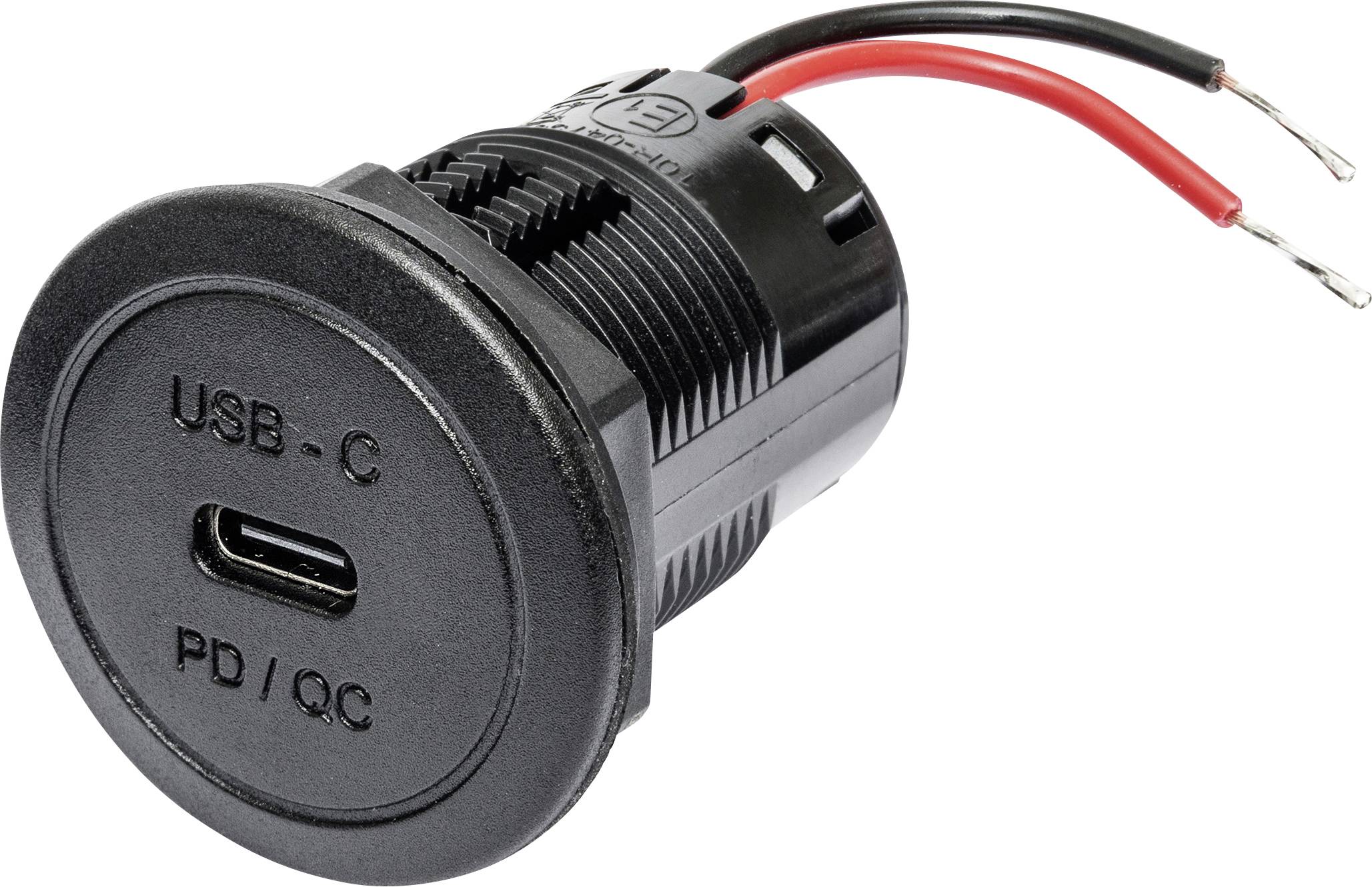 Gniazdo zasilania USB-C PD/QC 60 W bez diody LED ProCar 12 V, 24 V - obrazek 1