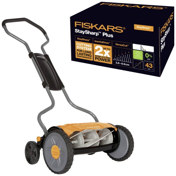 Fiskars StaySharp™ ręczny Kosiarka mechaniczna Maksymalna szerokość cięcia 430 mm