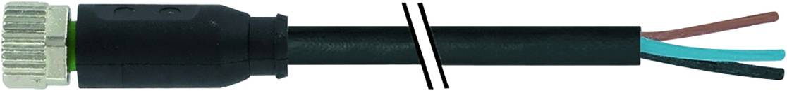 Murrelektronik 7000-08041-6300500 Złącze niekonfekcjonowane czujnika/aktuatora M8 x 1 złącze żeńskie proste 5.00 m Ilość - obrazek 1