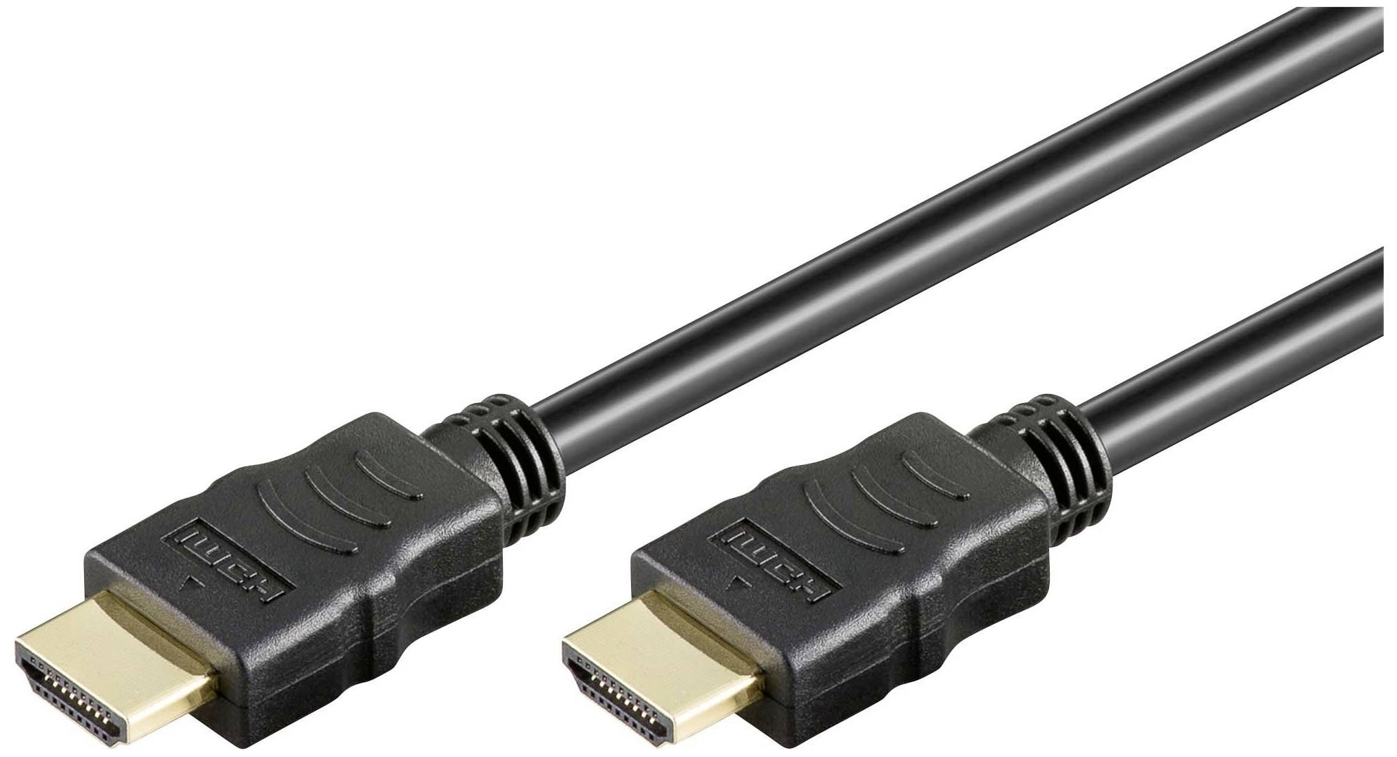 Kabel HDMI HDMI 2.0 Goobay Goobay 61160 HDMI Kabel Highspeed 4K Bildschirmkabel Monitor Verlängerung 3m 61160, HDMI-A do - obrazek 1
