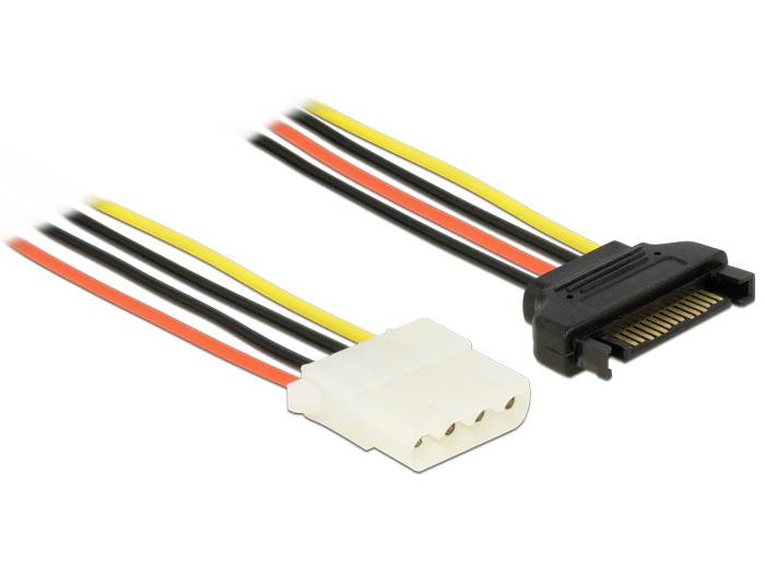 kabel SATA Delock Delock - Netzteil - interne Stromversorgung, 4-polig (W) 60136, 0.2 m, 1 szt. - obrazek 1