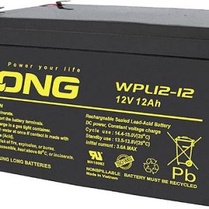 Akumulator ołowiowy Long WPL12-12 WPL12-12, AGM, 12 V, 12 Ah Akumulator ołowiowy Long WPL12-12 WPL12-12, AGM, 12 V, 12 Ah