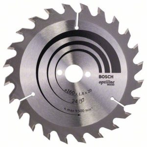 Tarcza tnąca z węglików spiekanych Bosch Accessories Optiline Wood 160 x 20 x 1.8 mm 1 szt. Tarcza tnąca z węglików spiekanych Bosch Accessories Optiline Wood 160 x 20 x 1.8 mm 1 szt.