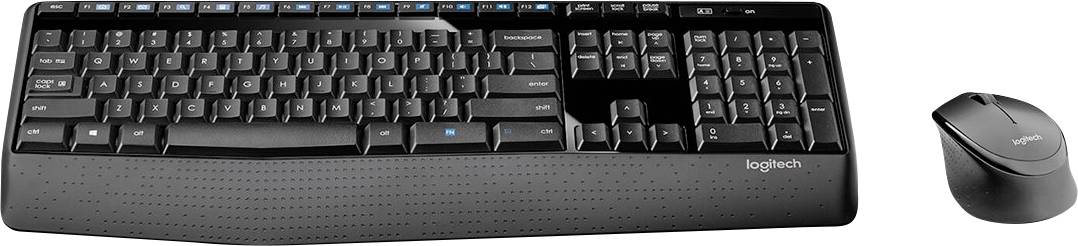 Mysz, Klawiatura, zestaw myszy, Klawiatura Logitech Wireless Combo MK345 - US-INT