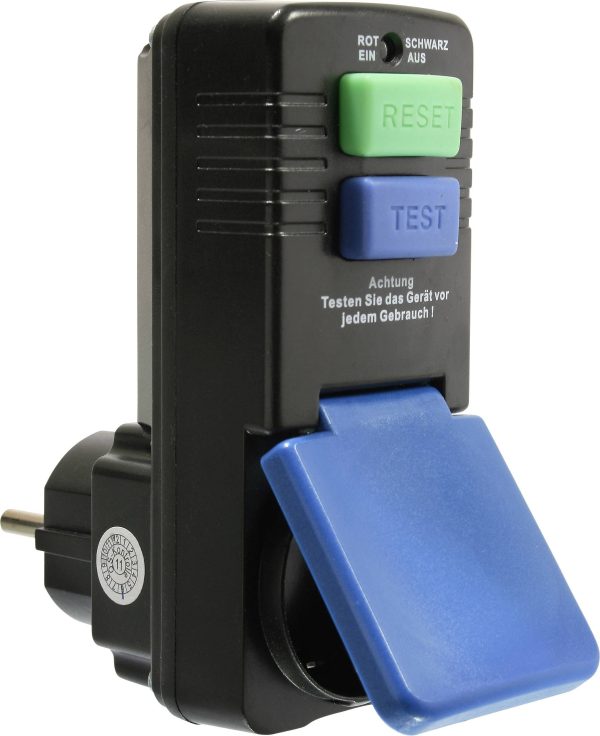 Gniazdo elektryczne z wyłącznikiem RCD AS Schwabe 45230 1 szt.