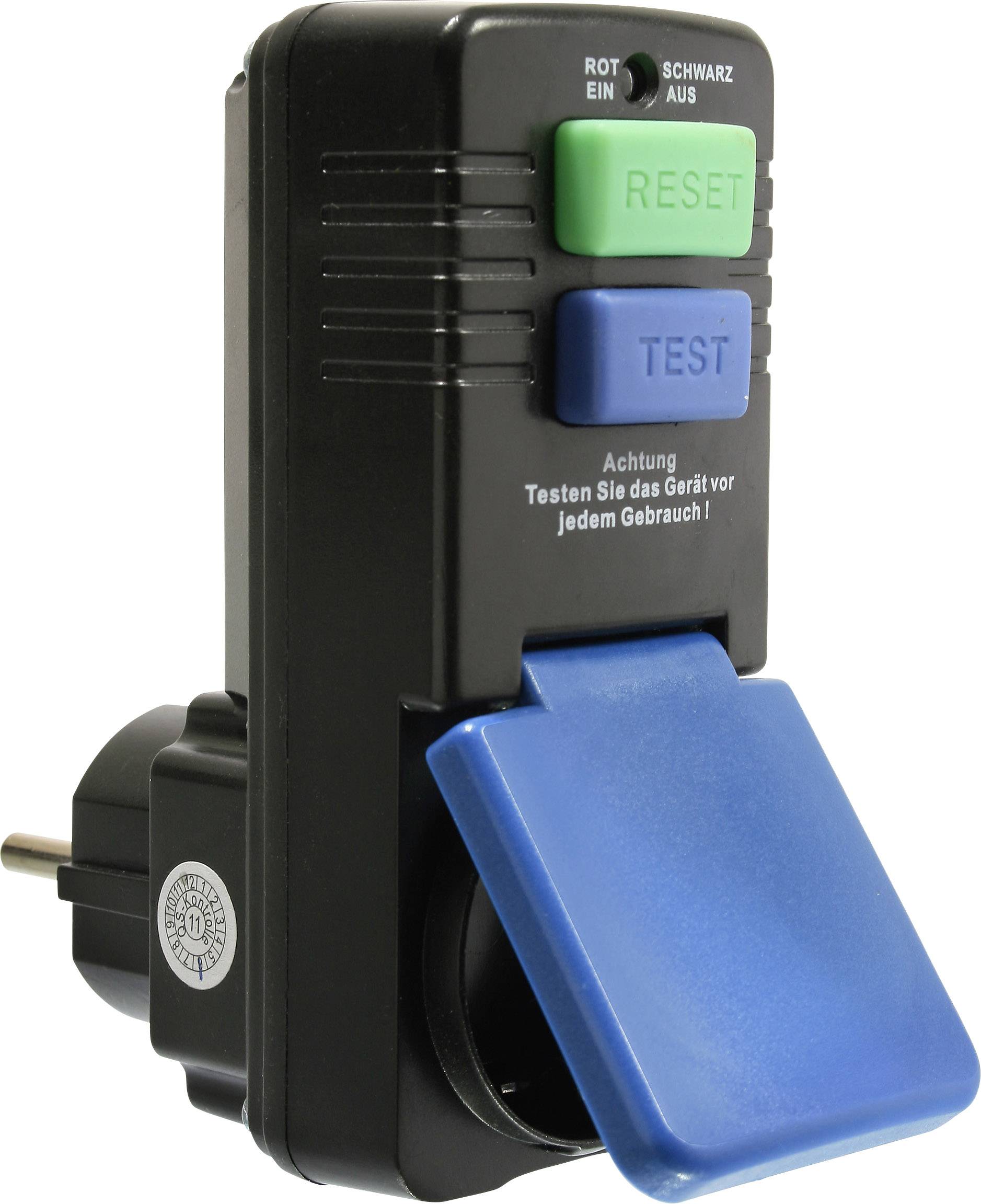 Gniazdo elektryczne z wyłącznikiem RCD AS Schwabe 45230 1 szt. - obrazek 1