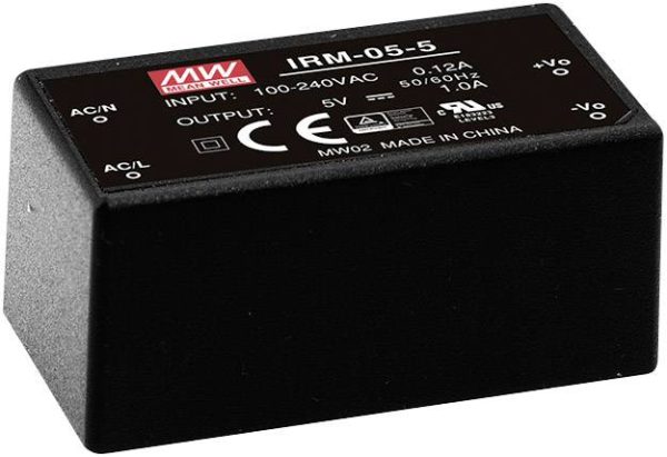 MEAN WELL IRM-05-12 Zasilacz AC/DC 12 V/DC 0.42 A 5 W