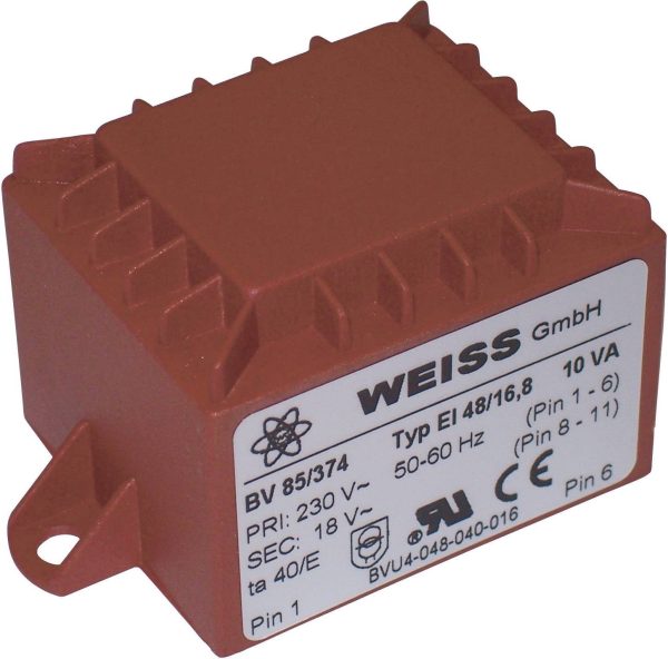 Transformator 10,0 VA, 230 V /12 V / 833 mA